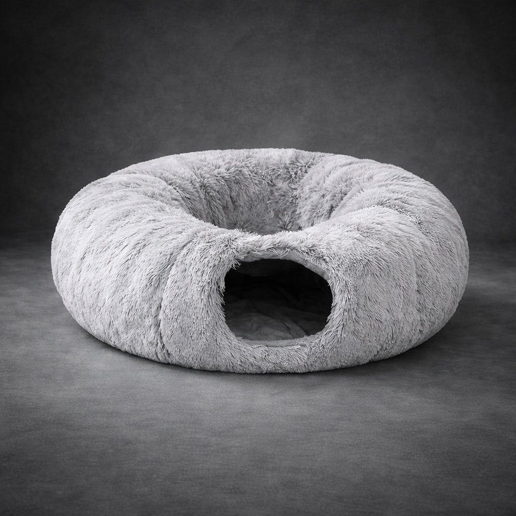Cozy cat tunnel bed for kittens and adult cats