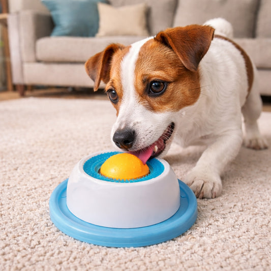 Dog lick mat slow feeder with suction base