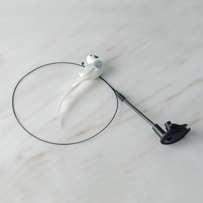 Interactive Cat Toy Bird Teaser with Suction Cup