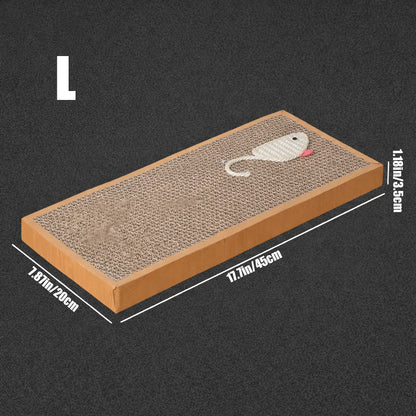 Corrugated cat scratching board for daily use