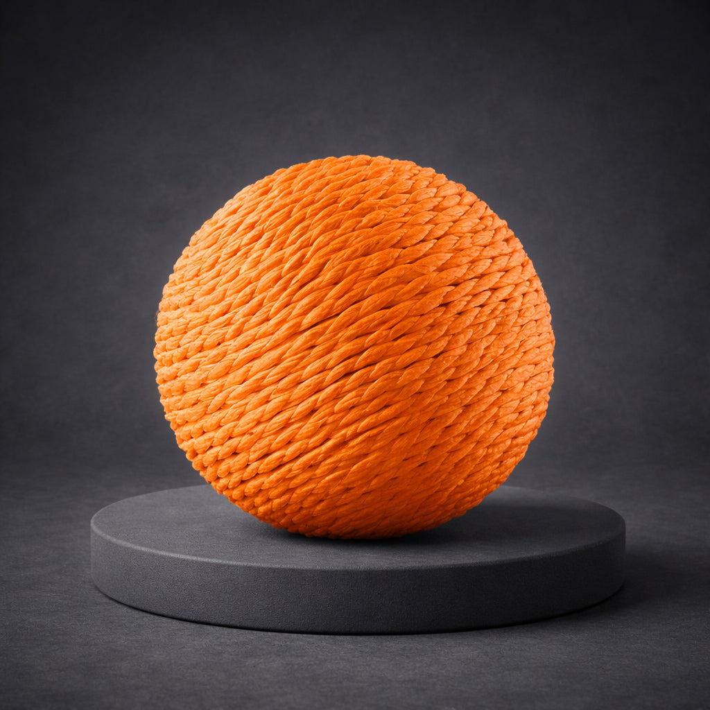 Lightweight sisal cat toy ball for indoor cats