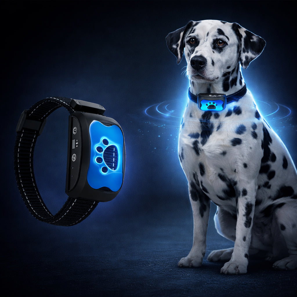 Dog anti bark collar with smart detection