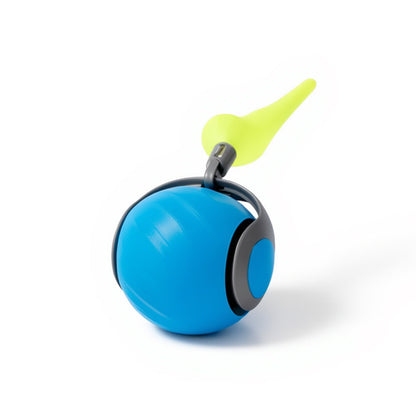 Interactive cat ball toy with unpredictable motion