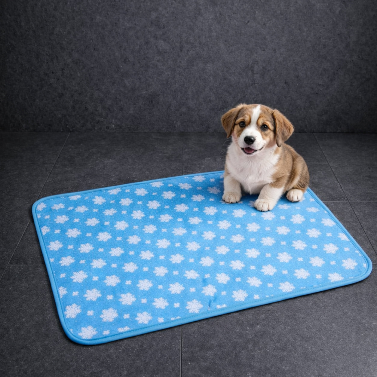 Portable dog cooling mat for travel