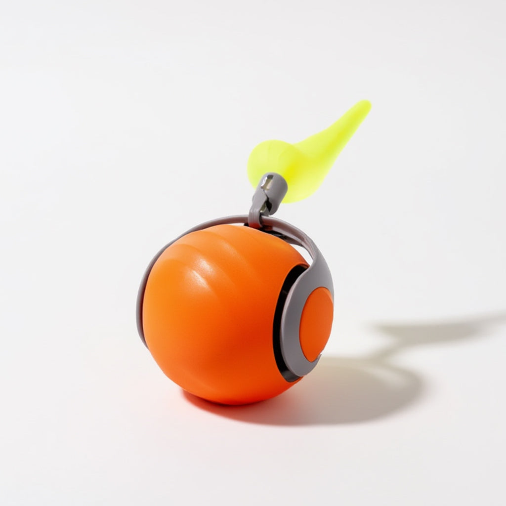 Electric cat toy ball for indoor cats with tail teaser